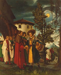 聖フロランの出発、1516-18 作： Albrecht Altdorfer
